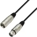 Adam hall 3 Star, XLR (3-pin), Hankjønn, XLR (3-pin), Hunkjønn, 10 m, Sort, Sølv