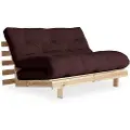 Karup DesignSovesofa Roots 140 Rå BaseBrunSovesofaerFra Homeroom