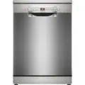 Bosch Serie 2 SMS2HVI02E, Fristående, Full storlek (60 cm), Grå, Metallisk, Rostfritt stål, Knappar, 1,75 m
