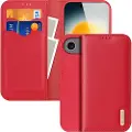 DUX iPhone Air Hivo Lommebok-deksel I Lær - Rød