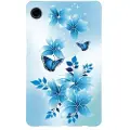 Mtp Products Samsung Galaxy Tab A9 Stilig Ultra-Slim TPU-deksel - Blå Sommerfugl
