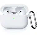 Mtp Products AirPods Pro 3 Silikondeksel med Karabinkroken - Hvit
