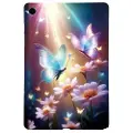 Mtp Products Samsung Galaxy Tab A9+ Stilig Ultra-Slim TPU-deksel - Sommerfuglblomster