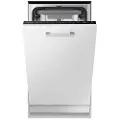 Samsung DW50R4070BB, Fullstendig innebygget, Slimline (45 cm), Hvit, Sort, Berøringskontroll, Skuff