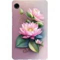 Mtp Products Samsung Galaxy Tab A9 Stilig Ultra-Slim TPU-deksel - Rose blomst