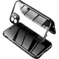 Mtp Products iPhone 11 Magnetisk Deksel med Personvernherdet Glass - Svart
