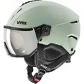 Uvex Instinct Visor, Skihjelm med Visir, Oxid Green Matt
