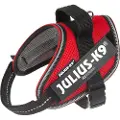 JULIUS K-9 K9 IDC POWAIR sele, Str.: Mini-Mini, rød, 40-53 cm