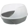 Trixie Simao cat litter tray, high rim, 48 × 30 × 58 cm, grey
