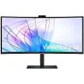 Samsung ViewFinity S6 S34C652VEU - S65VC Series - LED-skjerm - kurvet - USB - 34 - 3440 x 1440 UWQHD @ 100 Hz - VA - 350 cd/m² - 3000:1 - HDR10 - 5 ms - HDMI, DisplayPort, USB-C - høyttalere - svart