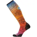 Smartwool Ski Zero Cushion Geo Peaks Print Otc Sokker