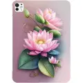 Mtp Products iPad Pro 13 2024/2025 Stilig Ultra-Slim TPU-deksel - Rose blomst