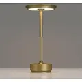 24hShop Bordlampe/nattlys med berøringskontroll og USB-lading - Gull