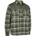 Deerhunter Elbert Polstret Skjortjakke Herre Green Check 3XL