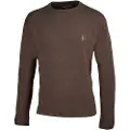 Deerhunter Harrington rundhalset strikkegenser Herre Brown Melange XL
