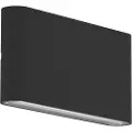 OPPLE Lighting Lighting LEDWall-Lucia-E Re175-10W-830-BL, Innfelt, Rektangel, 1 ampuller, IP65, Sort