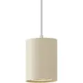 QAZQA Moderne pendellampe beige med hvit for skinnesystem 1-fase GU10 70mm - Iconic Holt