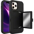 Mtp Products iPhone 12 Pro Max Hybrid-deksel med Speil og Kortholder - Svart