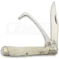 Rough Ryder Equestrian Trapper White Bone pocket knife