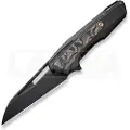 We Knife Falcaria, Black Ti/Copper Foil CF, Black SW