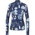 Scotch & Soda All Over Printed Mock Langarmet T-skjorte