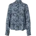Scotch & Soda Printed Relaxed Fit Skjorte Med Lange Ermer