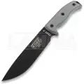 ESEE Model 6, black/black, black plastic sheath