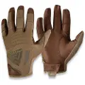 Direct Action Hard XXL hansker, Leather, Coyote Brown