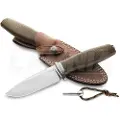 Lionsteel Acha - Green Burlap kniv