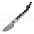 Baltic Blades Angis N690 Scalpel kniv, Black Paracord