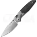 RealSteel Hoeft Satin Shred Carbon Fiber foldekniv