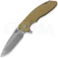 Hinderer 3.5 XM-18 Spanto foldekniv, CPM 20CV, Stonewash, coyote