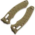 Lex Custom International Microtech Amphibiam Ti Scales - Cerakote Burnt Bronze handle scales