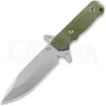 Medford AIO-2 3V Tumbled kniv, OD Green G-10