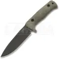 Lionsteel T5 - Blackwash - Micarta Green kniv