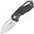 MKM Knives Isonzo M390 Clip Point foldekniv, marble carbon fiber
