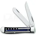 Case Cutlery Blue Line Mini Trapper Bone pocket knife