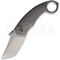 Cavol Kobra Buttonlock Karambit foldekniv, Darkwashed
