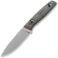 Trc knives Classic Freedom FFG M390 satin kniv, black micarta red liner