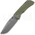 McNees Custom Knives MAC2 3.5 - ATOMIC DP - GRN/BRZ - FASTBACK - SG foldekniv