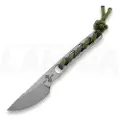 Baltic Blades Angis N690 Scalpel kniv, Green Paracord