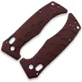 Lex Custom International Benchmade Mini Adamas - Turtle Cranberry Frost Red handle scales