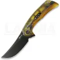 Reate PL-7 foldekniv, Ultem, Black PVD