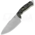 Fobos Knives Alaris kniv, Micarta Black - Green Liner