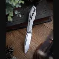 Null Knives Raiden R2: Aero - Blasted / Belt Satin foldekniv