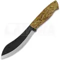 Brisa Nessmuk 125 kniv, stabilized curly birch