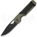 Kizer Cutlery Mini Militaw Nitro-V foldekniv, Green G-10/Black Micarta