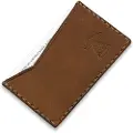 Paasipuukko Leather Card Holder, yellow brown
