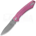 Twisted Assisted Twisted Atlas Slipjoint foldekniv, Pink G-10, Stonewash