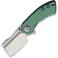Kansept Knives Mini Korvid Linerlock Green Anodized Ti foldekniv